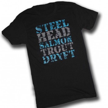 Steelhead Salmon Trout DRYFT Committed t-shirt