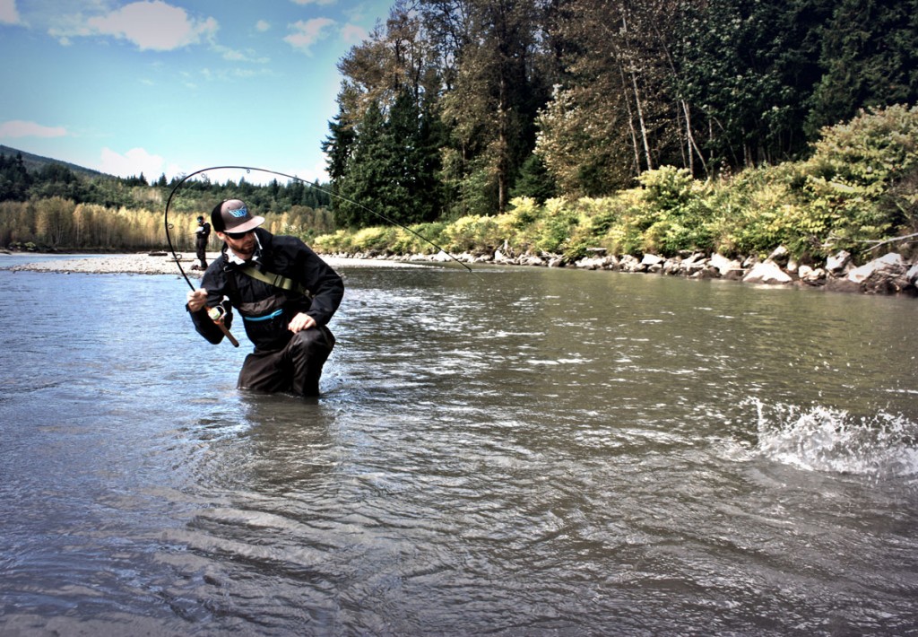 DRYFT fishing waders salmon fishing - fish porn