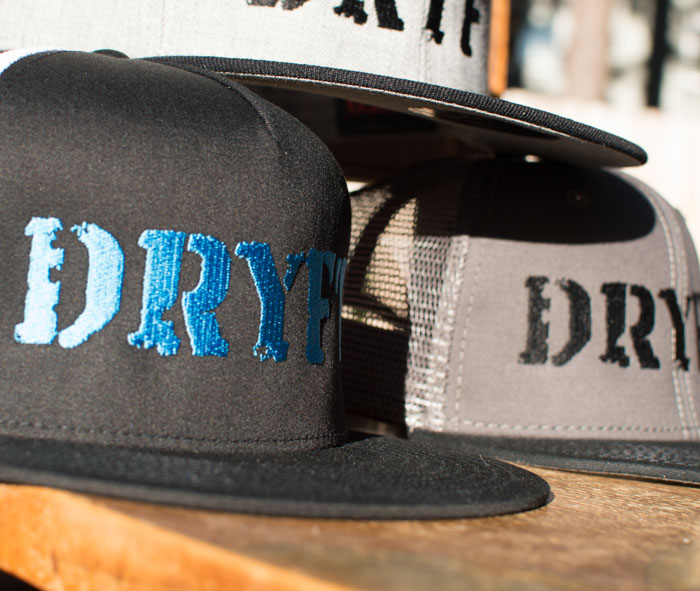 DRYFT Logo Flat Brim Hats