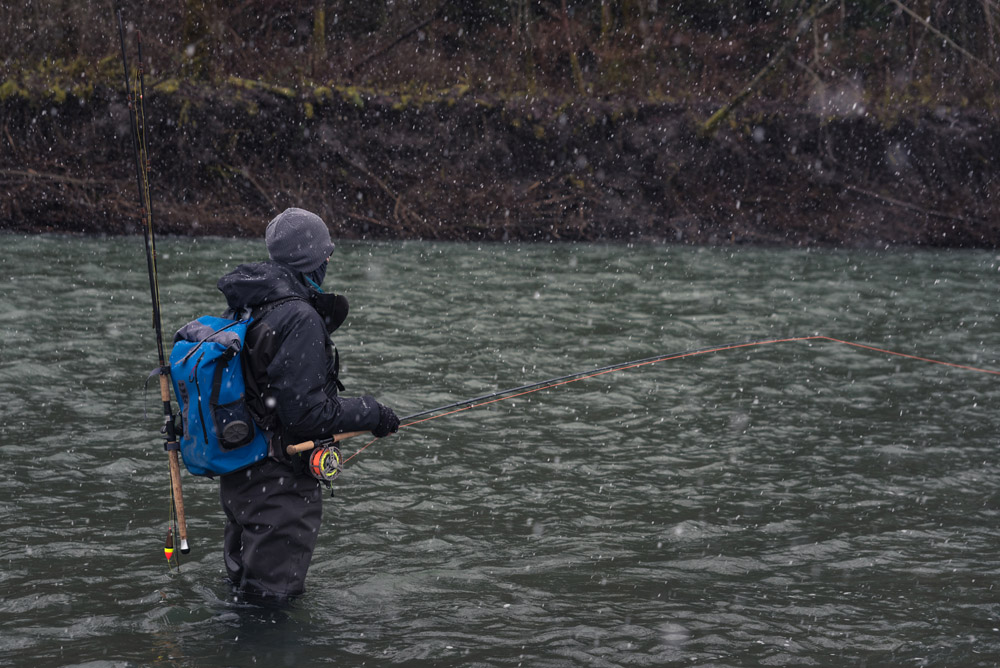dryft waders winter fishing
