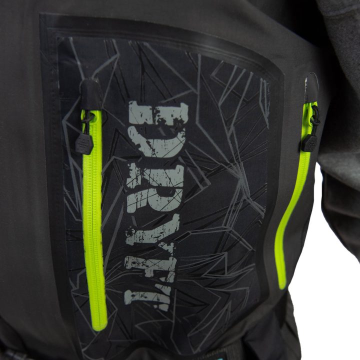 DRYFT Primo Zip GD wader closeup front
