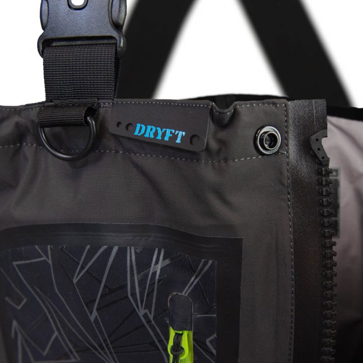 DRYFT Primo Zip GD wader closeup