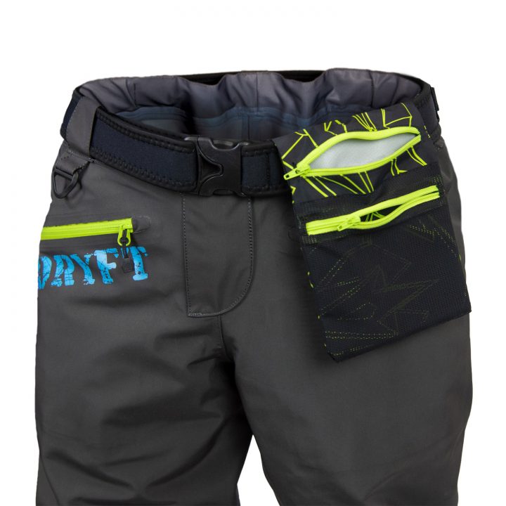 DRYFT Session GD wading pants front flip out pocket