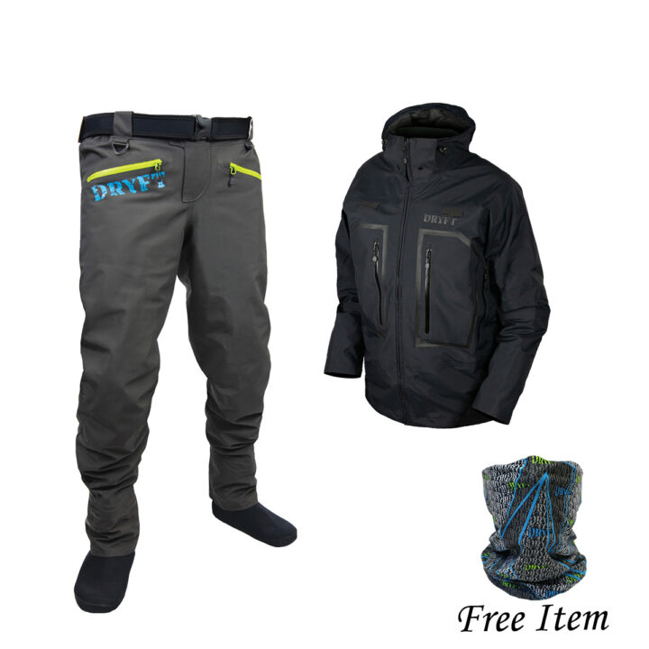 Session GD Wading Pants & Primo Rain Jacket Bundle