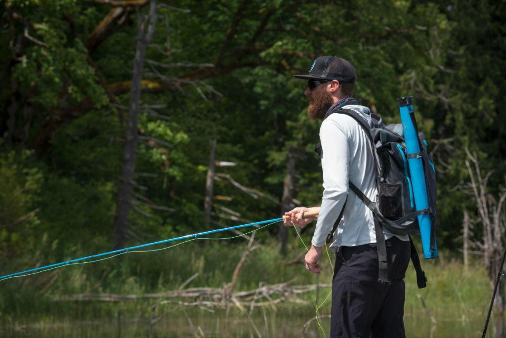 SUP fly fishing