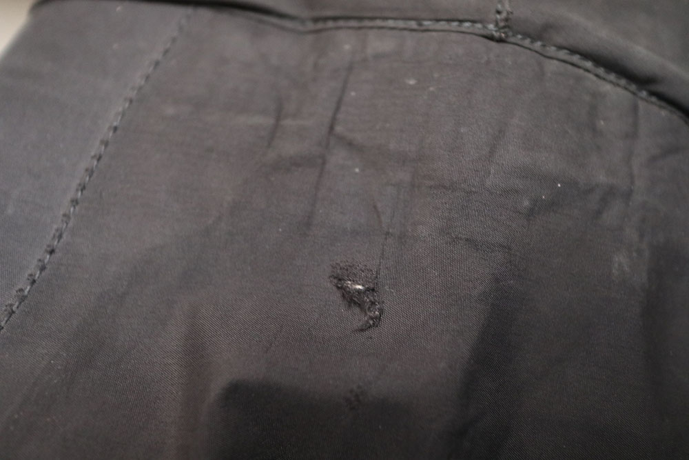 tear in breathable waders
