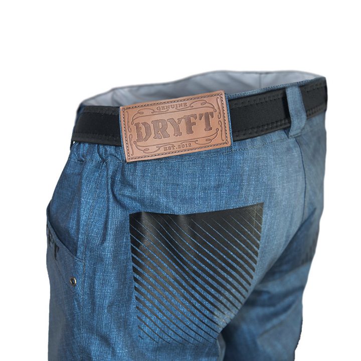 DRYFT SEEKR denim style fishing wading pant back
