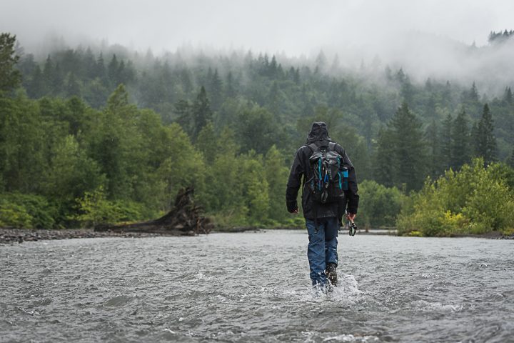 DRYFT Seekr denim waist high wading pant waders