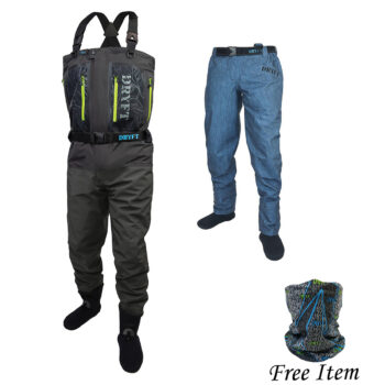 Primo Zip GD Wader & SEEKR Wading Pants Bundle