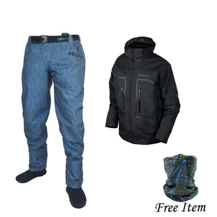 SEEKR Wading Pants & Primo Rain Jacket Bundle