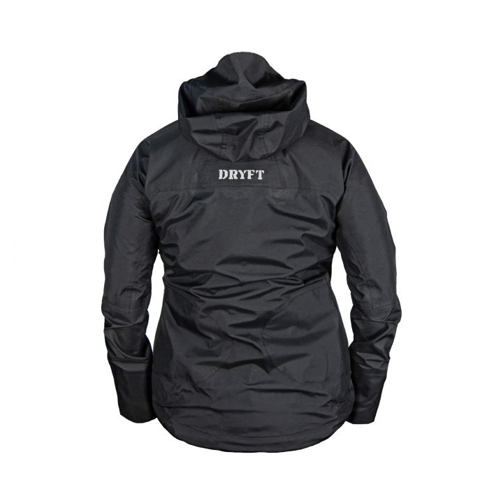 DRYFT women's wading Jacket back hood down - Primo Rain Jacket