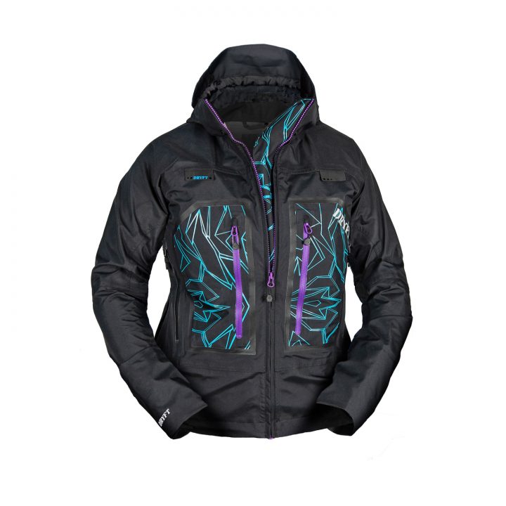 DRYFT women's wading jacket front zipper down - fly fishing - Primo Rain Jacket