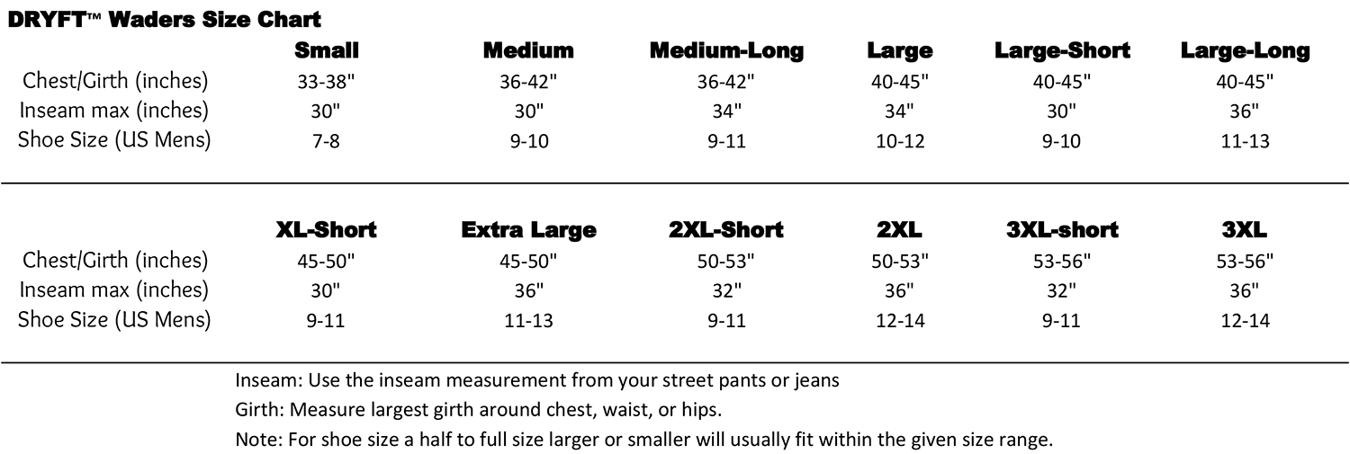 Men's shoe size chart  See our US size guide for men