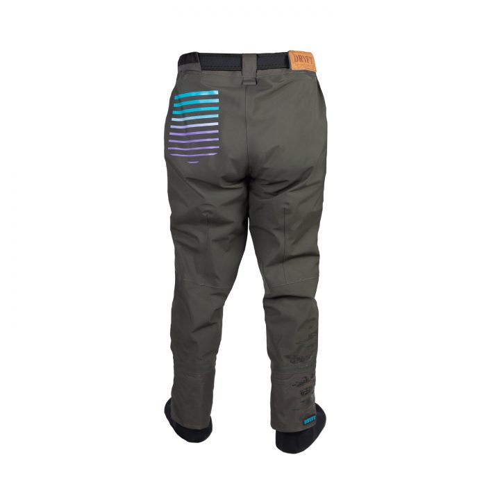 DRYFT women's Session waist high wader pants back