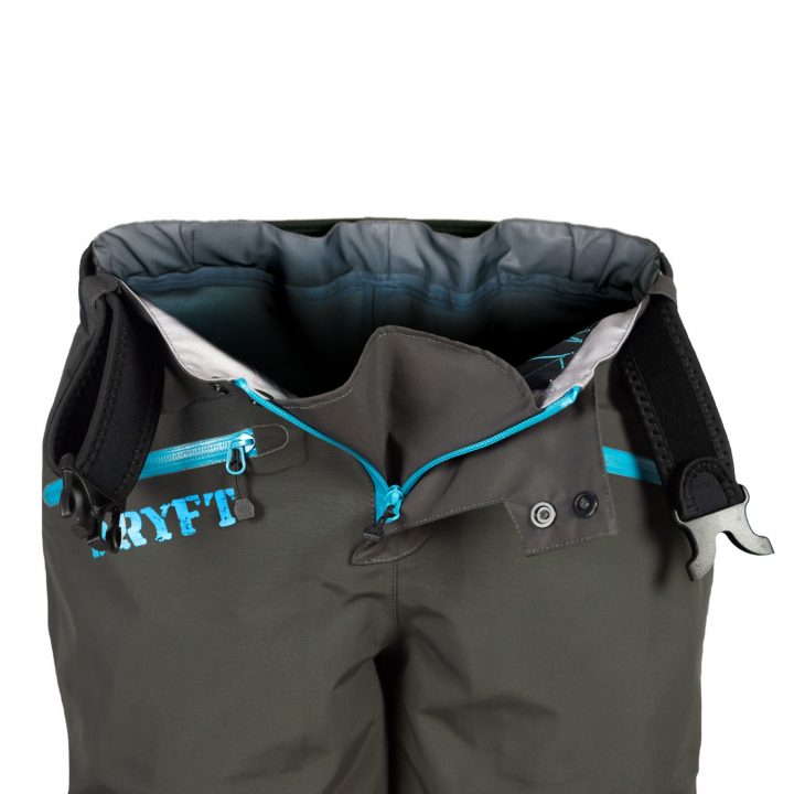 DRYFT women's Session wading pants front zipper