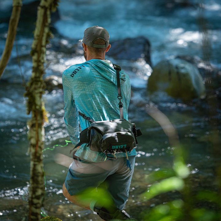 DRYFT BKCNTRY fishing Hip Pack small stream fishing
