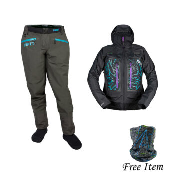 Session Women's Wading Pants and Primo Rain Jacket Bundle