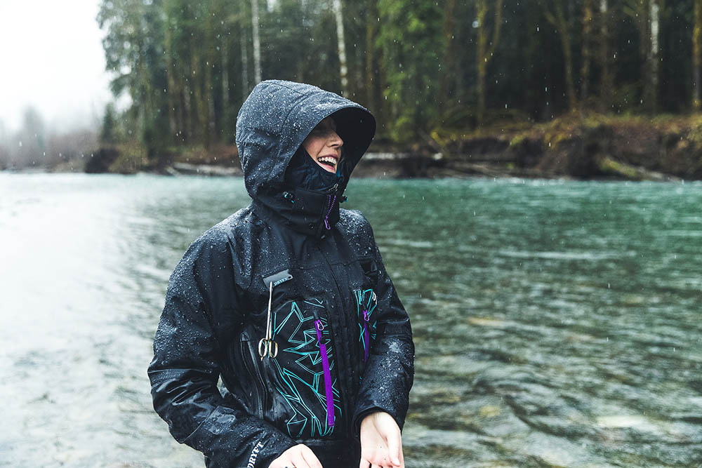 Bridget Moran getting rad on the river