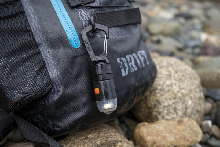 BKCNTRY Backpack with the Carabiner Light