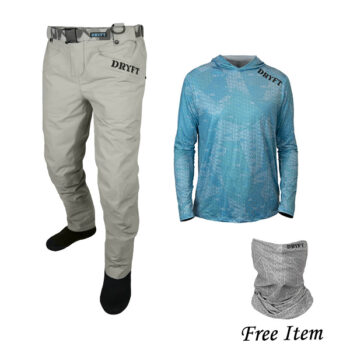 Session Lite wading pants and Sun Wizard UPF bundle