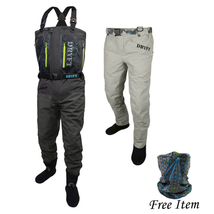 Primo Zip GD Wader & Session Lite Wading Pants Bundle